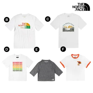【The North Face】男女款造型印花短袖T恤(多款可選)