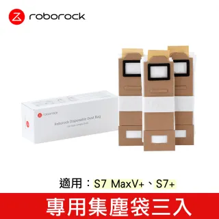 【Roborock 石頭科技】專用集塵袋三入(公司貨)