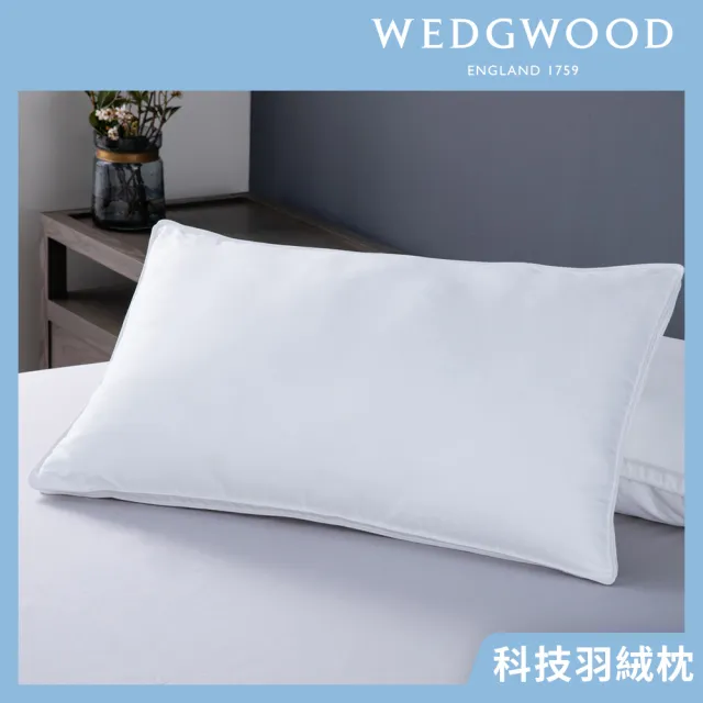 【WEDGWOOD】超細纖維抗菌枕/天絲舒眠枕(任選1款)/