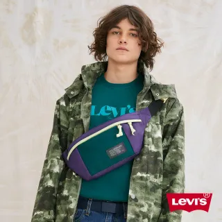 【LEVIS】男女同款 肩背包 / 街頭撞色拼接 / 回收再造纖維-熱賣單品
