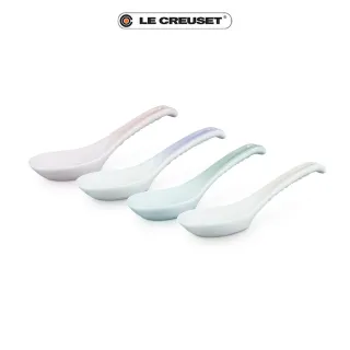 【Le Creuset】瓷器中式湯匙組 4入(淡雅恬靜系列)