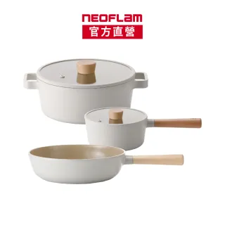 【NEOFLAM】FIKA鑄造3鍋組(IH、電磁爐適用)