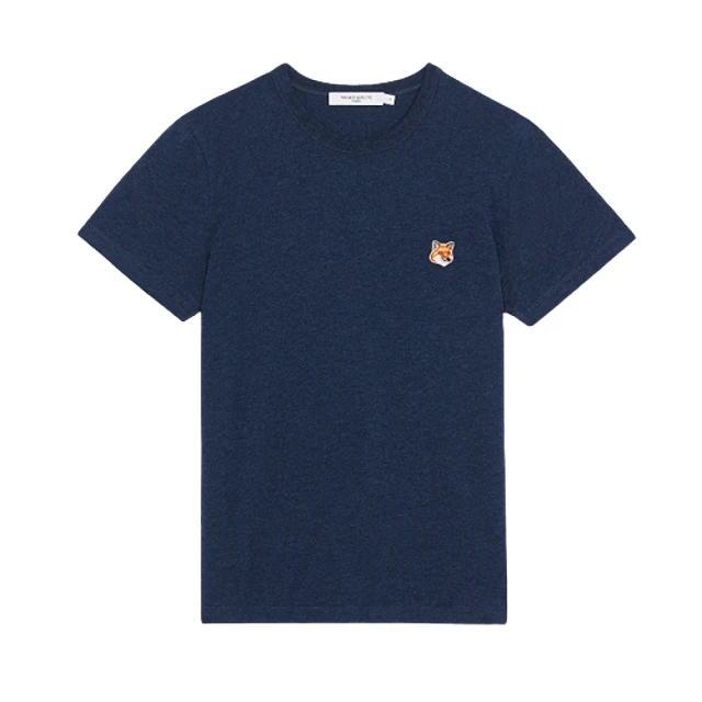 Maison Kitsune【Maison Kitsune】女款 狐狸圖案 海軍藍色短袖T恤(S號、M號、L號、XL號)