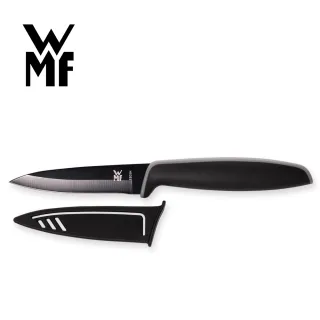 【WMF】 不鏽鋼中式炒鍋30cm含蓋(Touch砧板32x20cm+不鏽鋼蔬果刀)
