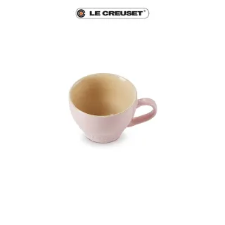 【Le Creuset】瓷器卡布奇諾杯400ml(雪紡粉-無盒)