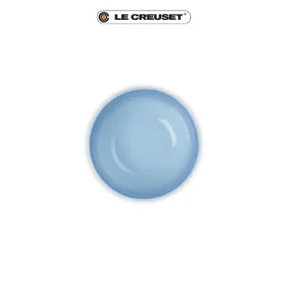 【Le Creuset】瓷器早餐穀片碗16cm(海岸藍-無盒)
