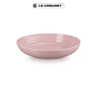 【Le Creuset】瓷器義麵盤22cm(雪紡粉-無盒)