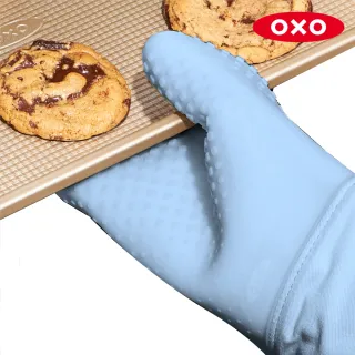 【美國OXO】矽膠隔熱手套2入組(５色可選)