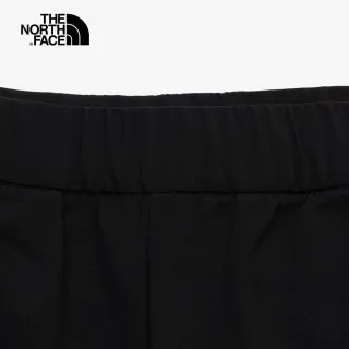 【The North Face】北面兒童黑色吸濕排汗防曬戶外徒步褲｜7WPVJK3