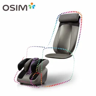 【OSIM】智能DIY按摩椅 智能背樂樂2 OS-290S+智能腿樂樂2 OS-393S(按摩椅/腳底按摩/肩頸按摩)