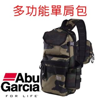 【Abu Garcia】迷彩直式多功能單肩包 SLING BODY BAG(釣魚包 肩揹包 路亞包 戰術包