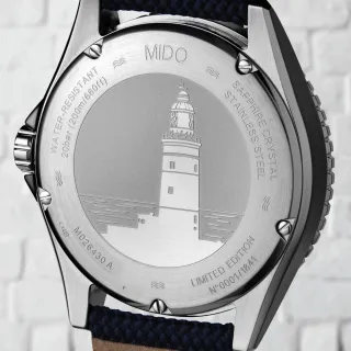 【MIDO 美度】官方授權經銷商 M3 OCEAN STAR 海洋之星 20周年限量款 潛水機械腕錶/42.5mm(M0264301704101)