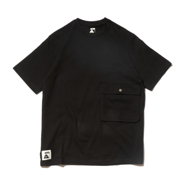 【POLER STUFF】日本限定 MAX WEIGHT D/POCKET TEE 重磅口袋TEE / 時尚寬版(黑色)