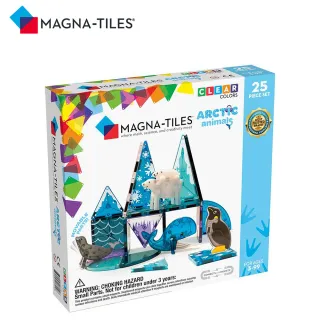 【Magna-Tiles】磁力積木25片-極地動物(磁力片)