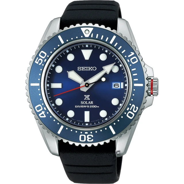 【SEIKO 精工】Prospex DIVER SCUBA 太陽能潛水錶-V157-0DP0B(SNE593P)