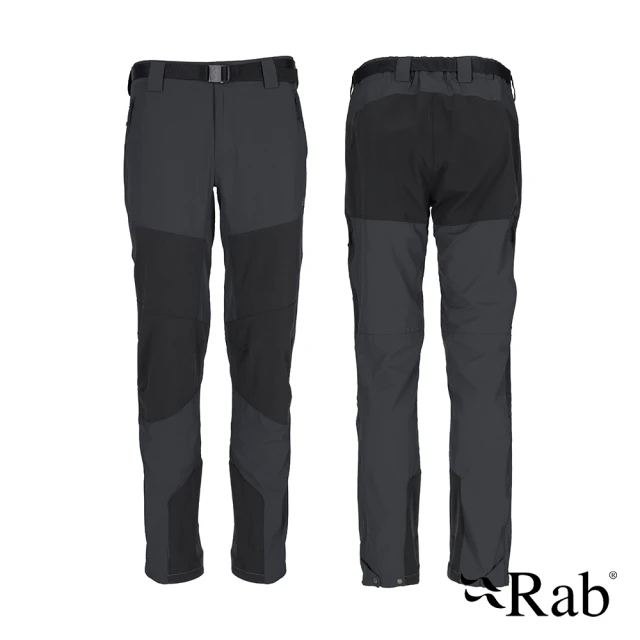 【RAB】Magma Light Pants 輕量彈性防潑水軟殼長褲 男款 鯨魚灰 #QFV32