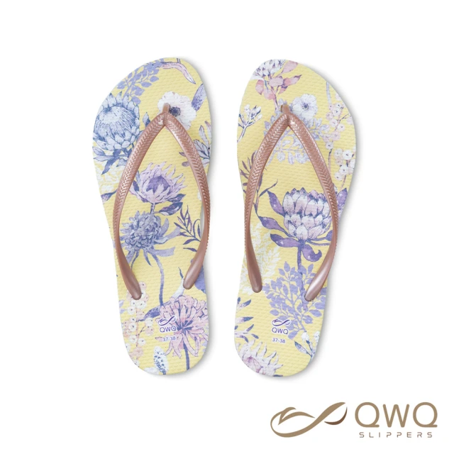 【QWQ】女款防滑防水夾腳拖鞋 露台上的波麗 皇后普蒂亞 室外人字拖雨鞋(AIPL00415)