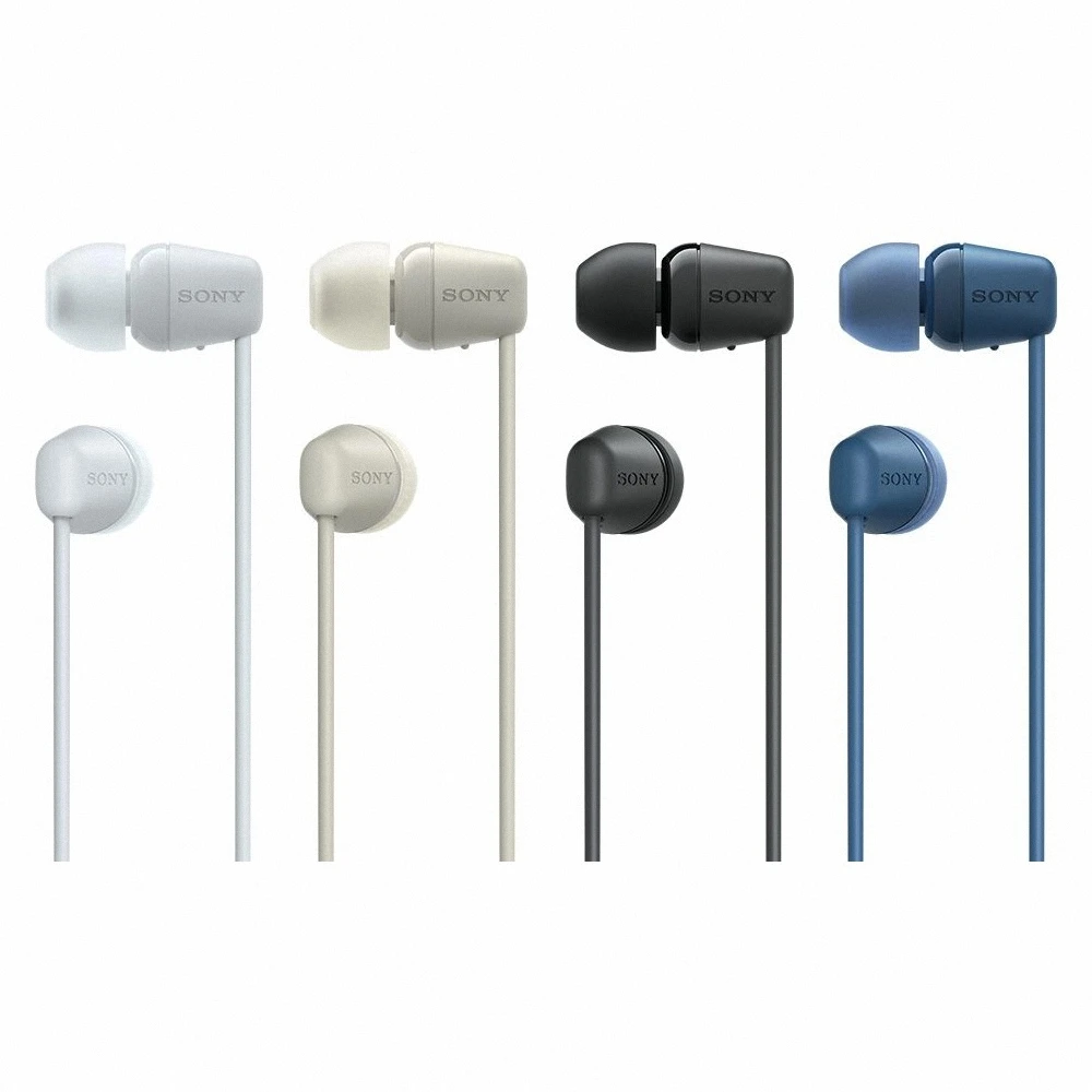 【SONY 索尼】WI-C100 無線頸掛入耳式藍芽耳機(公司貨)