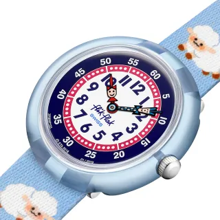 【Flik Flak】兒童錶 蓬蓬羊 生肖錶 FLUFFY DREAMS(31.85mm)