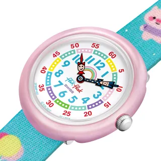 【Flik Flak】兒童錶 笑笑豬 生肖錶 HAPPY PIGGIES(31.85mm)
