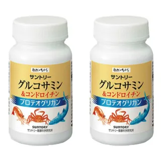 【Suntory 三得利】固力伸 葡萄糖胺+鯊魚軟骨180錠X2瓶