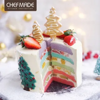 【美國Chefmade】6吋 多層彩虹蛋糕模具-5入組(CM063)