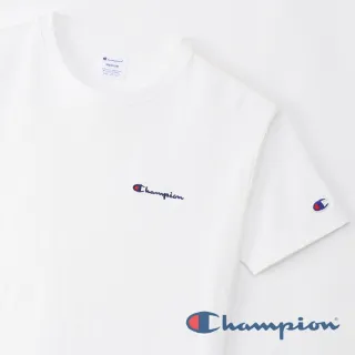 【Champion】Womens草寫Logo短Tee -白色