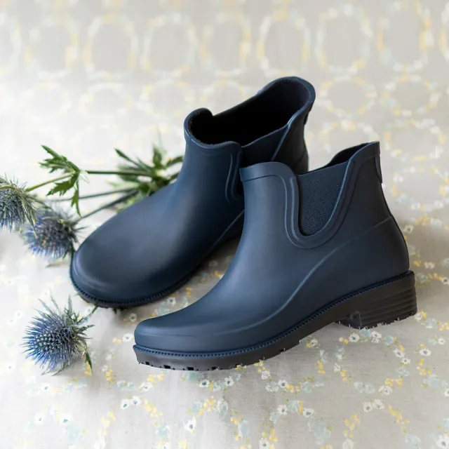 花見小路 手製鞋 現貨時尚短筒雨晴兩用高質感霧面雨靴 防水 短筒 雨靴 雨鞋 靴子 Momo購物網