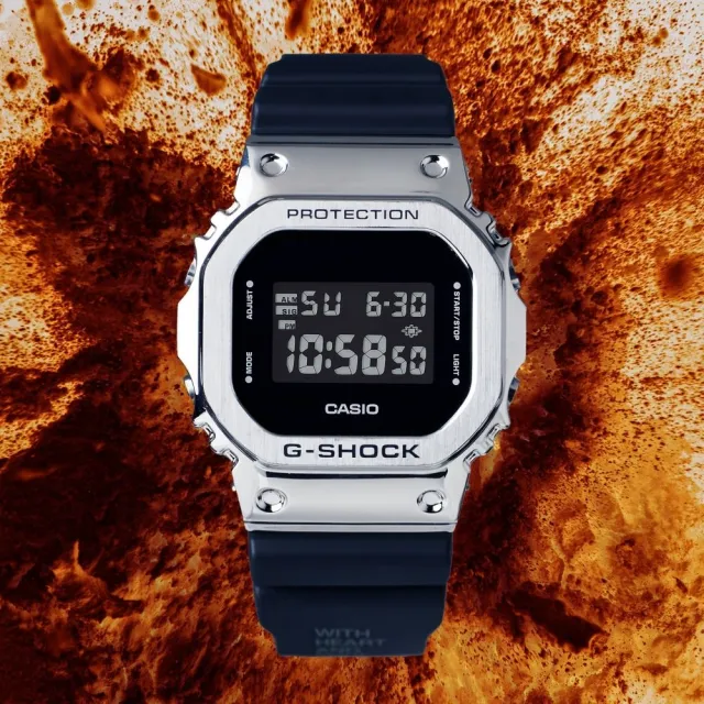【CASIO 卡西歐】G-SHOCK 5600 絕對強悍經典運動錶(GM-5600-1)