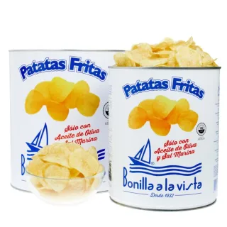 【Bonilla a la Vista】西班牙油漆桶馬鈴薯片（原味大桶）(油漆桶；西班牙；洋芋片)