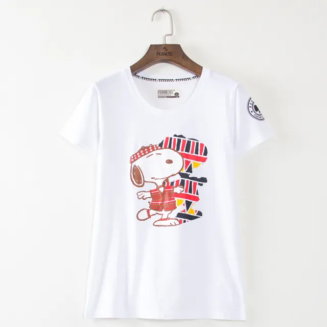 【SNOOPY 史努比】史努比俏皮設計短袖圓領T恤(共四款)