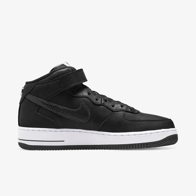 NIKE 耐吉 AIR FORCE 1 07 MID SP STUSSY 限量聯名 中筒 男鞋 男女段 黑色(DJ7840-001)