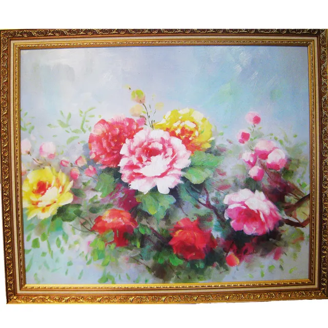 開運陶源 花開富貴牡丹畫牡丹圖 x69cm Momo購物網