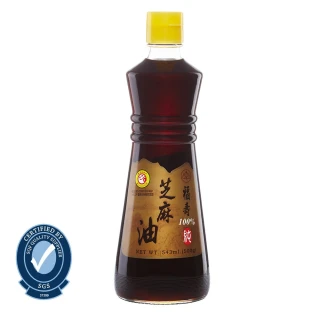 【福壽】100%純芝麻油 500g(百年製油工藝、SQF食品安全認證)