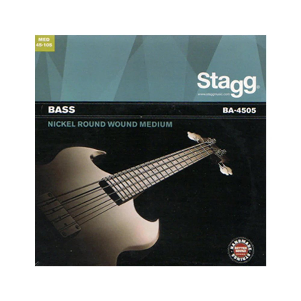 【Stagg 比利時品牌】鎳合金 Medium BA-4505 電貝司斯士 弦(1包入)