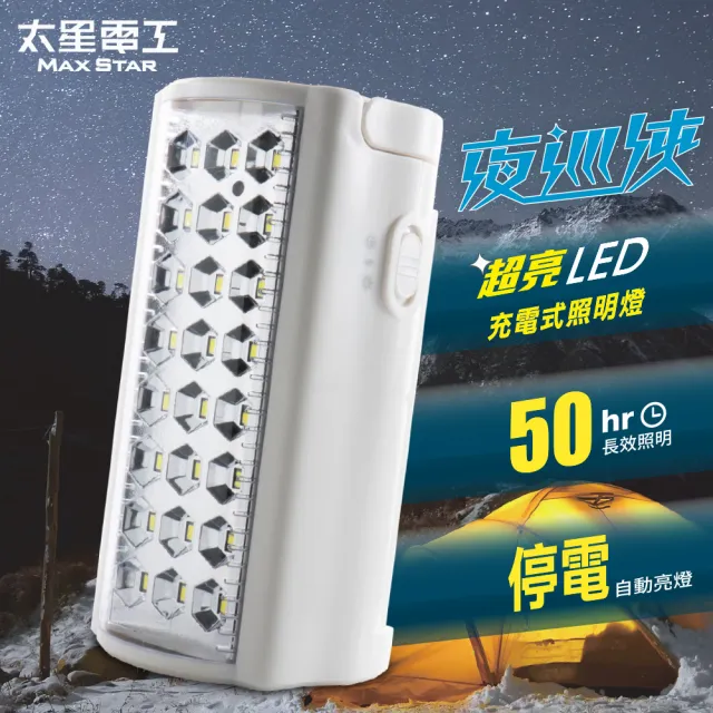 太星電工】夜巡俠超亮LED充電式照明燈- momo購物網- 好評推薦-2023年6月