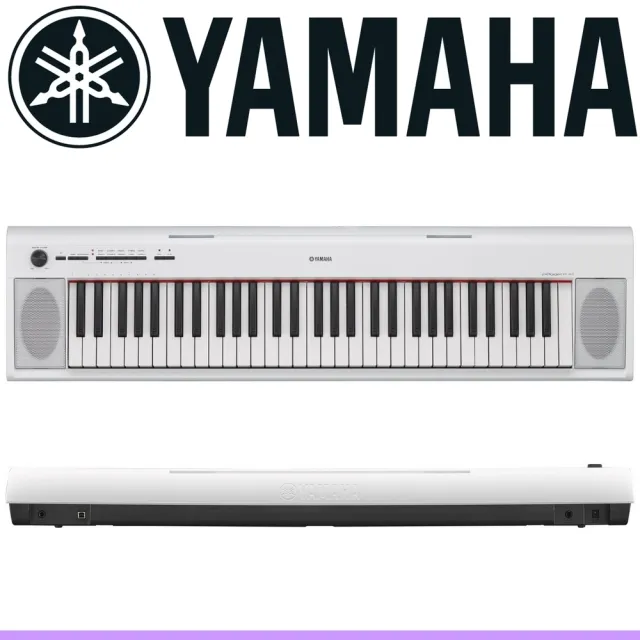 【YAMAHA 山葉】標準61鍵可攜式電子琴 / 公司貨(NP-12WH)