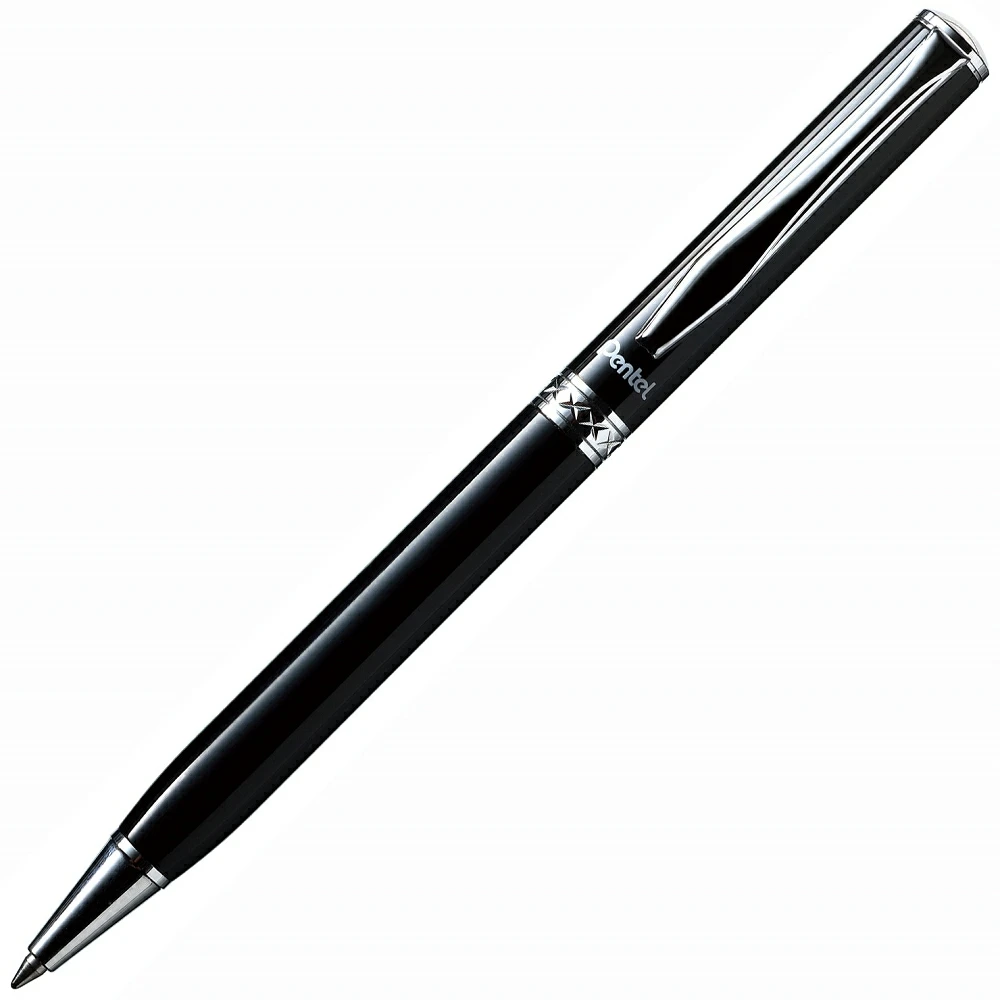 Pentel飛龍B811A高級不鏽鋼原子筆 沉穩黑