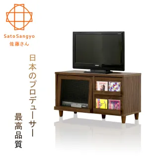 【Sato】NEFLAS時間旅人二抽一門電視收納櫃幅90cm(收納櫃)