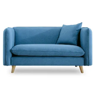 【時尚屋】愛葛莎雙人座藍色沙發 MT7-315-11(免組裝 免運費 沙發)