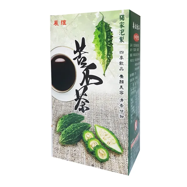 【展瑄】苦瓜茶x1盒(2.5gx30包/)