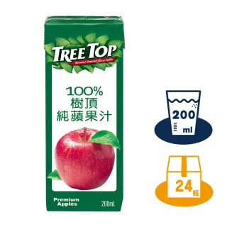 【Tree Top 樹頂】100%樹頂蘋果汁200ml*24入