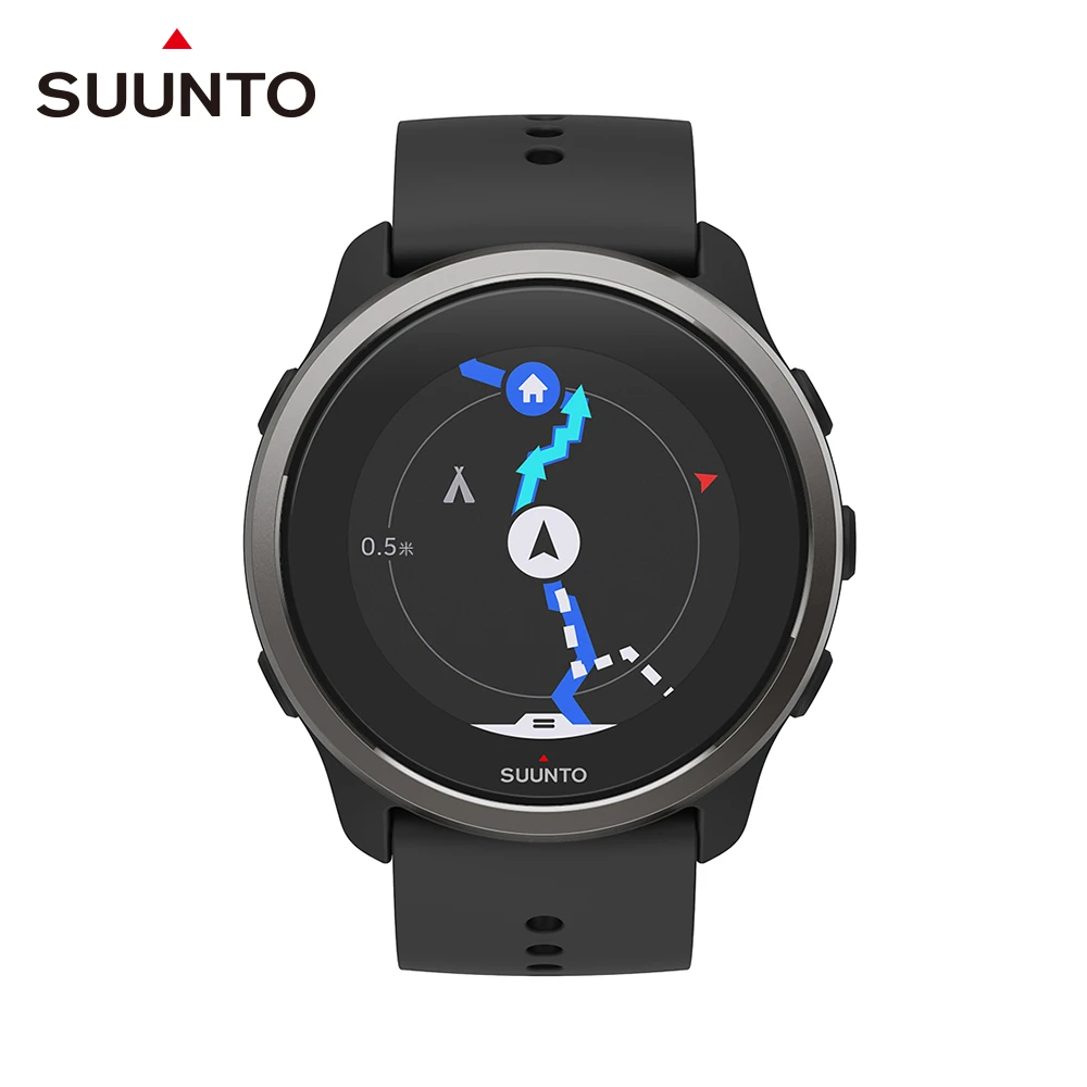 Suunto 5 Peak 輕巧耐用、配置腕式心率與絕佳電池續航力的GPS腕錶(經典黑)