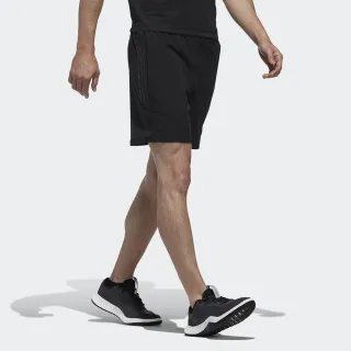 【adidas 愛迪達】運動褲 短褲 男短褲 慢跑 健身 訓練 黑 SpeedBr Sh wv(CV4293)