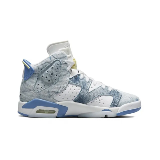 NIKE 耐吉】Air Jordan 6 Retro Washed Denim 水洗牛仔藍DM9045-100