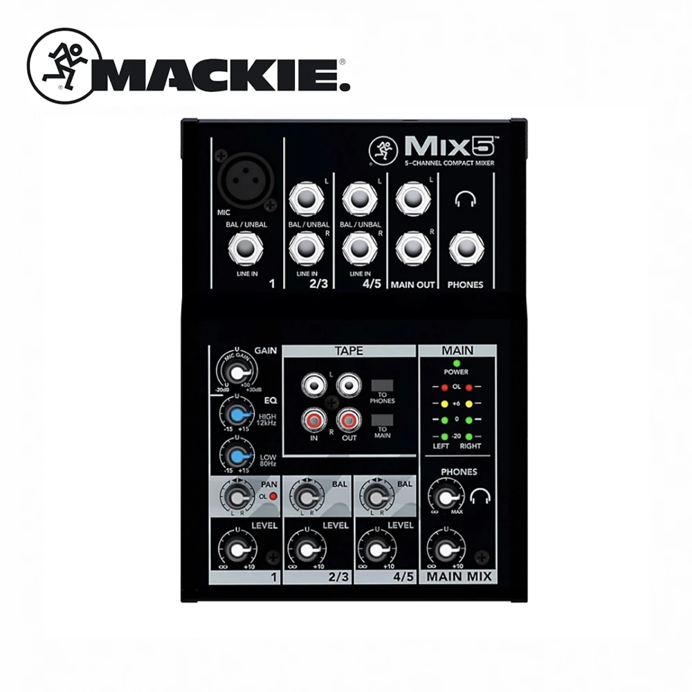【Mackie】Mix5 小型混音器 5軌(原廠公司貨 商品保固有保障)
