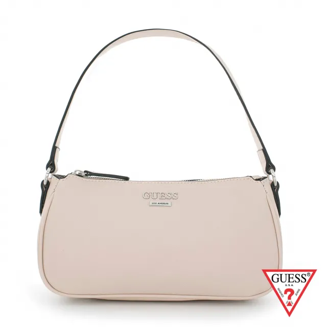 【GUESS】女包-時尚純色素面肩背包-粉(SF770214BLS)