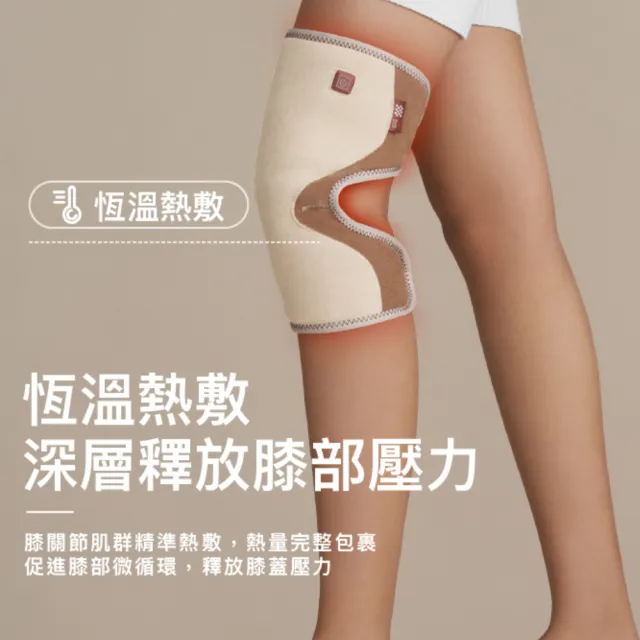 【YUMBO】允寶智慧型加熱護膝(3檔溫度 石墨烯發熱 關節舒緩)