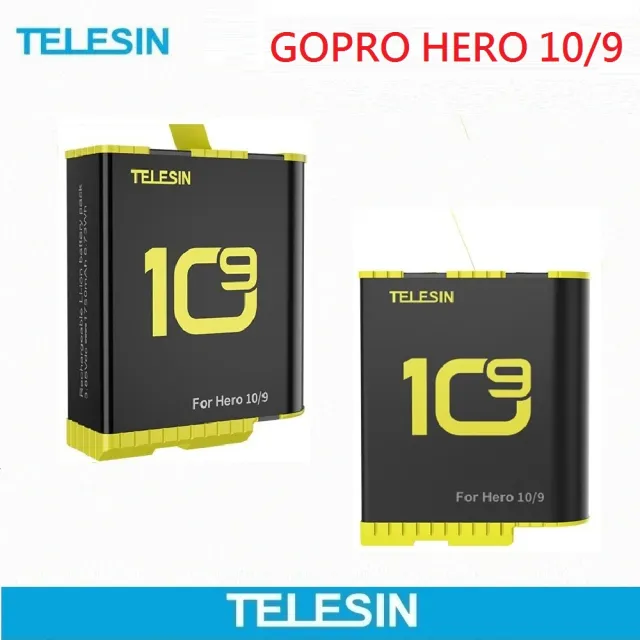 【TELESIN】HERO10/9專用電池(2022新版全解碼