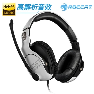 KHAN PRO 悍音系列 專業版高解析電競耳機-白(全球第一款Hi-Res電競耳機)